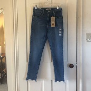 Levi high rise skinny jeans
